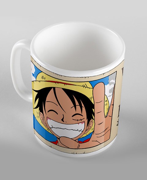 Mug One Piece : Luffy Wanted