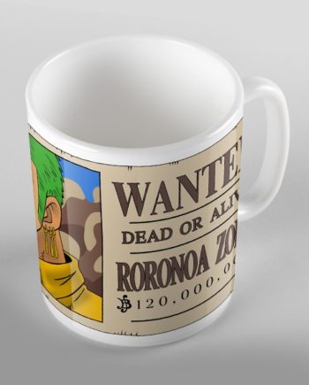 Mug One Piece : Zoro Roronoa Wanted