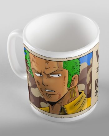 Mug One Piece : Zoro Roronoa Wanted
