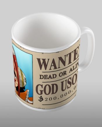 Mug One Piece : God Usopp Wanted