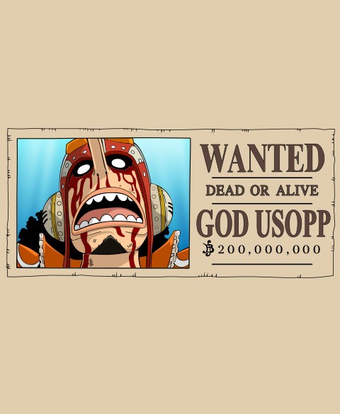 Visuel Mug One Piece : God Usopp Wanted