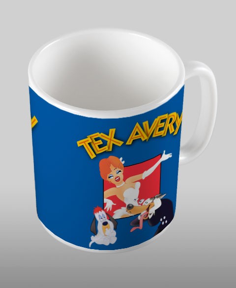 Mug Tex Avery : Droopy, Wolfie et Red