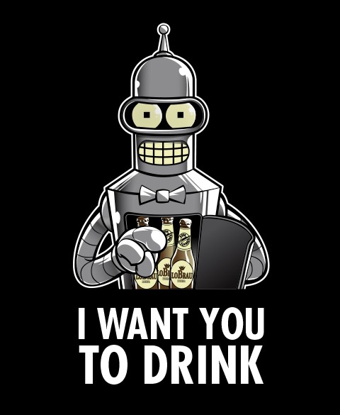 Mug Futurama : Bender paye sa tournée !