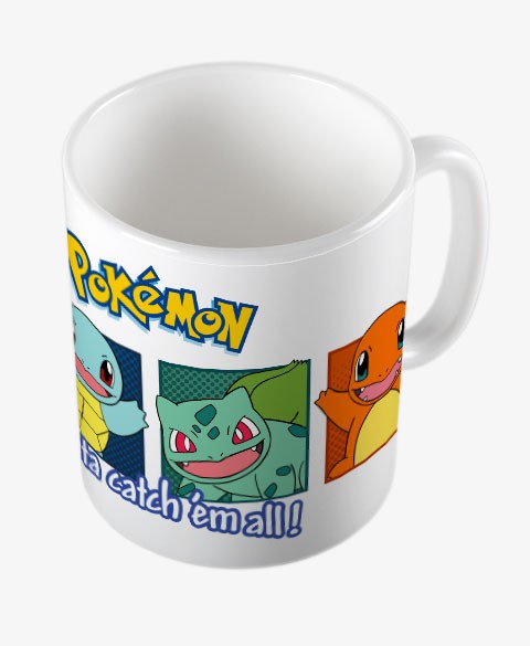 Mug Pokémon : Les starters de la première génération
