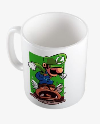 Mug Mario : Luigi adore écraser des Goomba