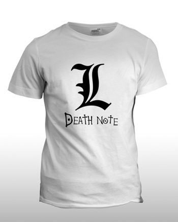 T-shirt Death Note : le mystérieux L.
