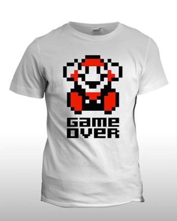 T-shirt Mario Pixel : Game Over