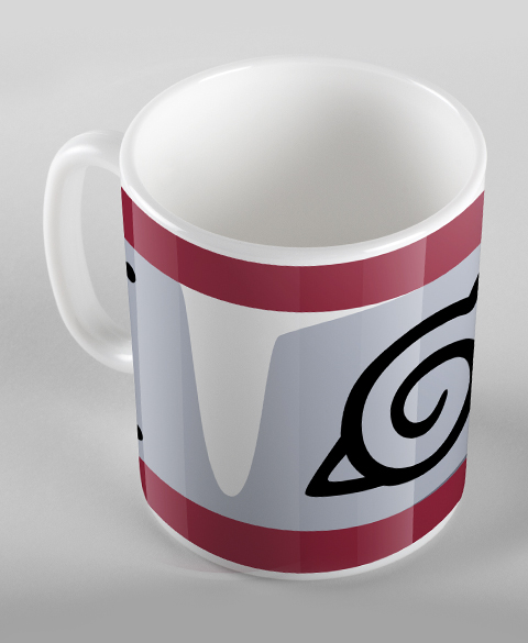Mug Naruto : Le symbole de Konoha - rouge