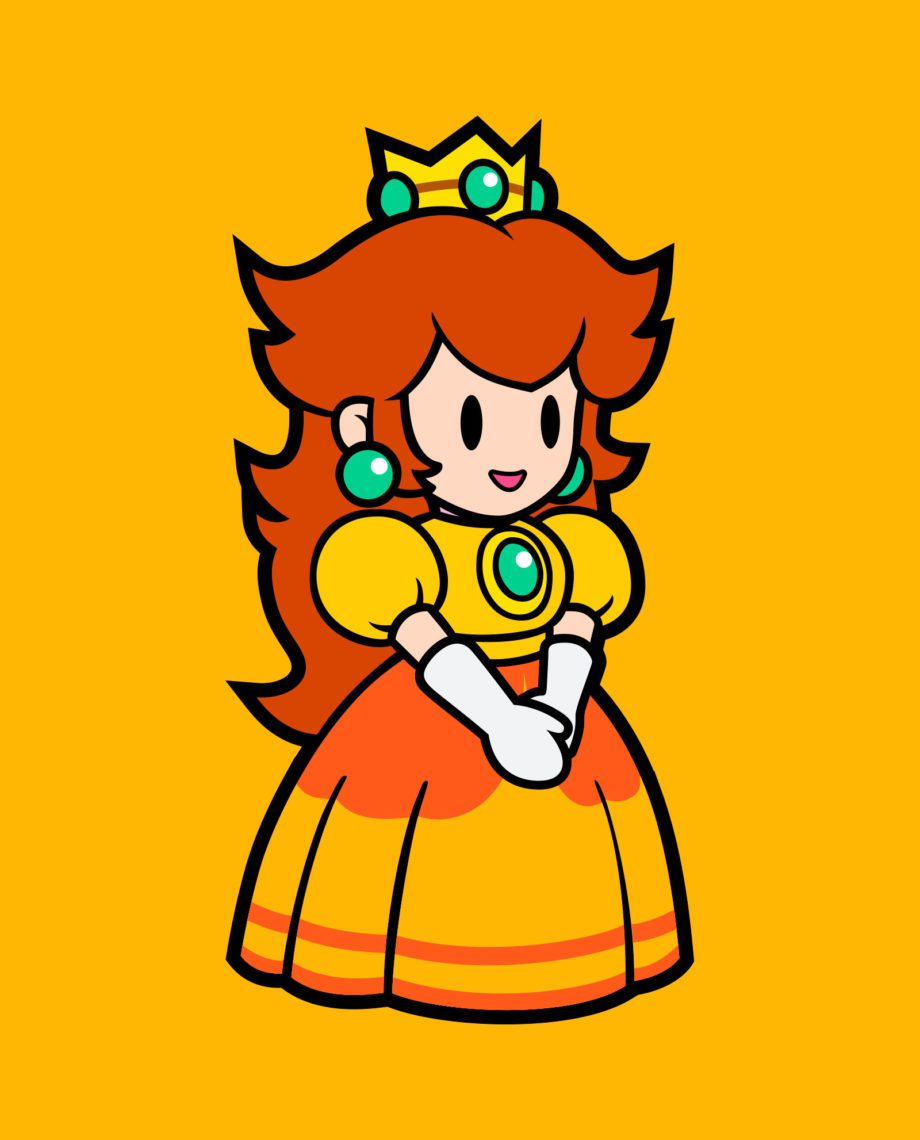 Mug Mario : Princesse Daisy kawaii