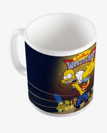 Mug Les Simpson Wrestling : Homer vs Willie