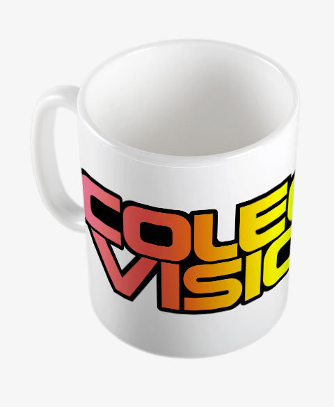 Mug Console : ColecoVision - rétro gaming - blanc