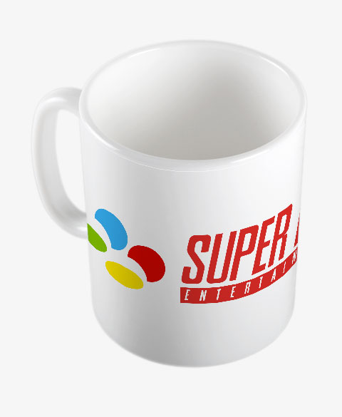 Mug Console : Super Nintendo - Blanc