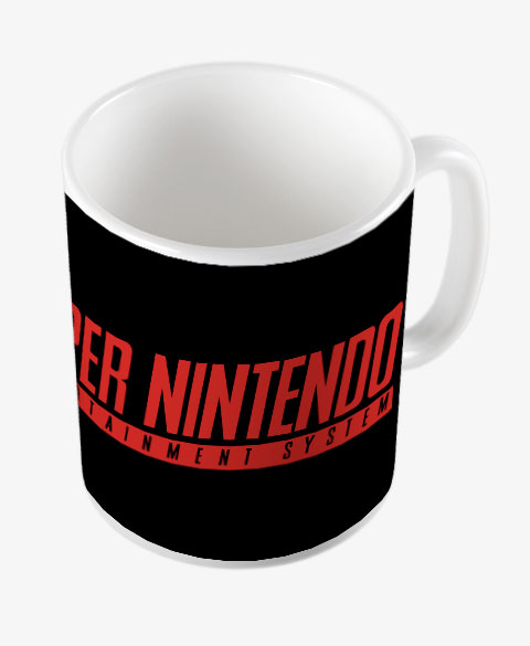 Mug Console : Super Nintendo - Noir