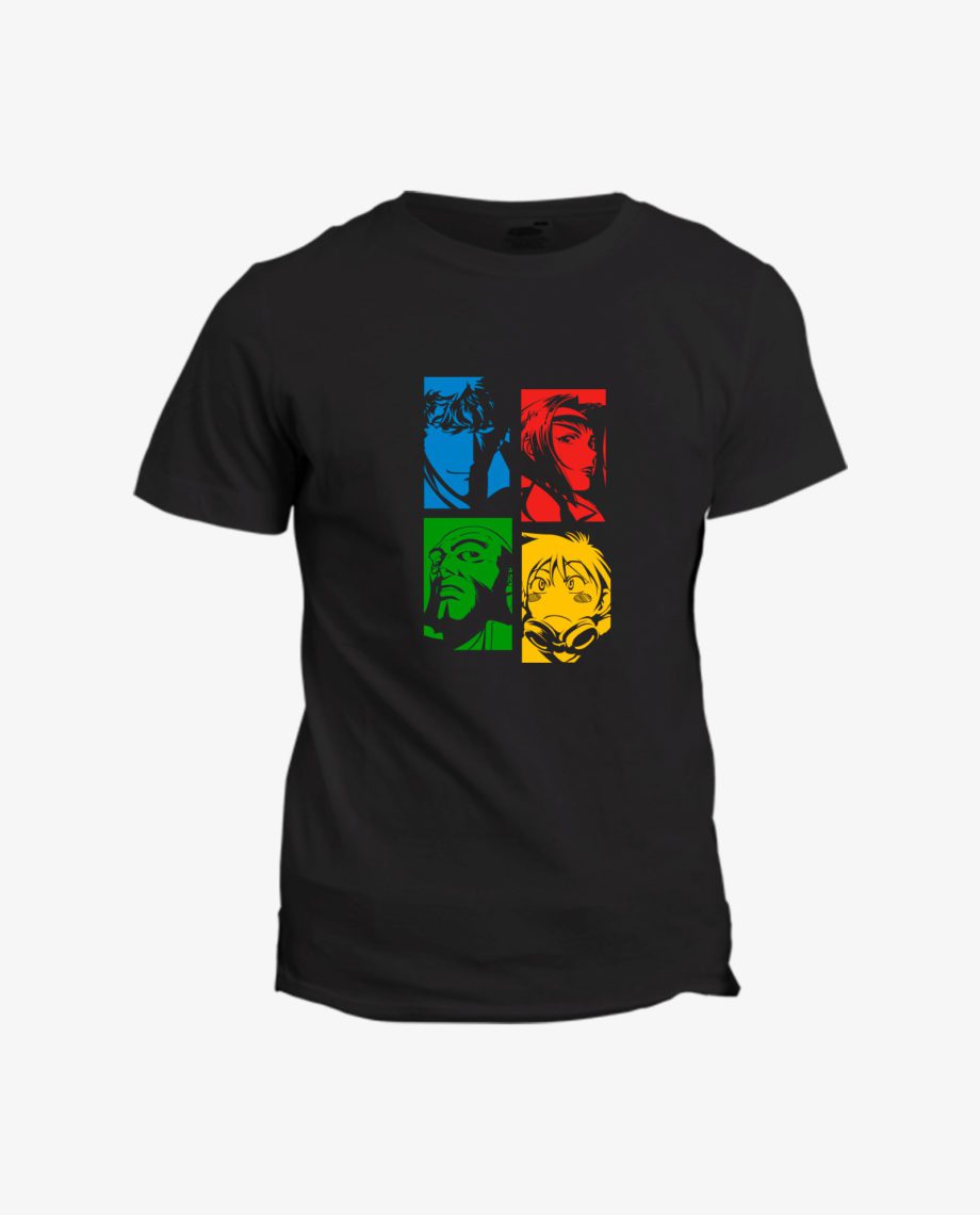 T-shirt Cowboy Bebop : Spike et sa bande