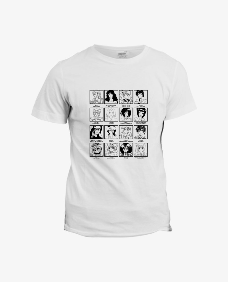 T-shirt Manga : les héroïnes