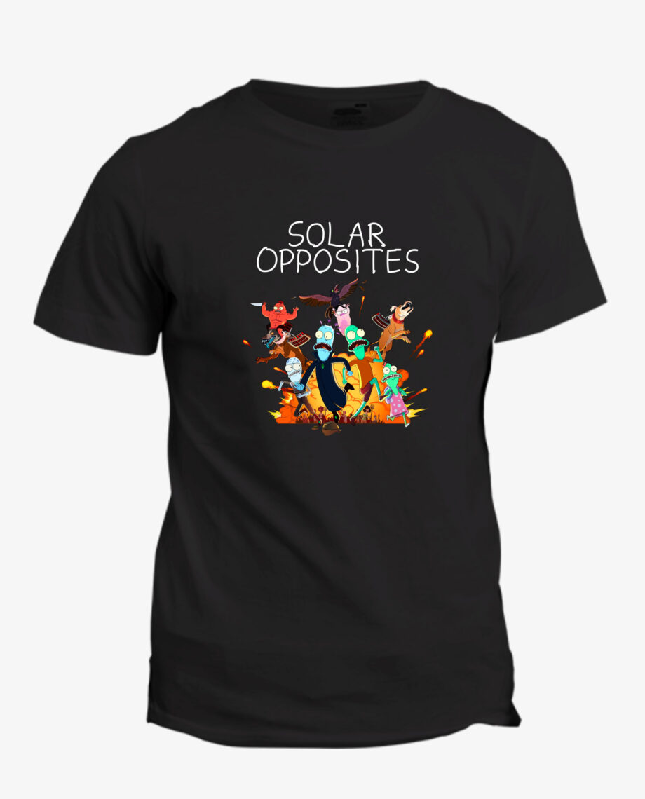 T-shirt Solar Opposites : un Pupa et des extraterrestres