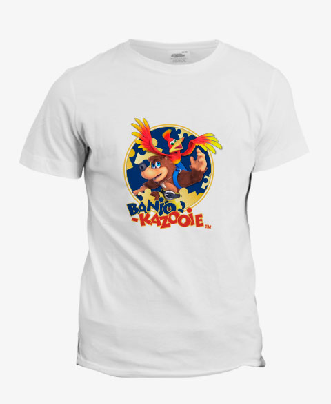 T-shirt Banjo-Kazooie : À la recherche du puzzle d'or