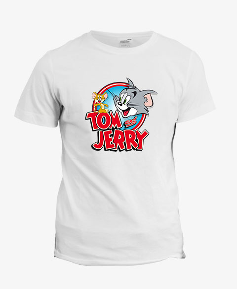 logo T-shirt Tom et Jerry : un couple indestructible