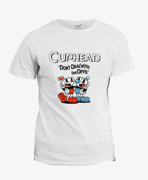 T-shirt Cuphead : Don't deal with the devil