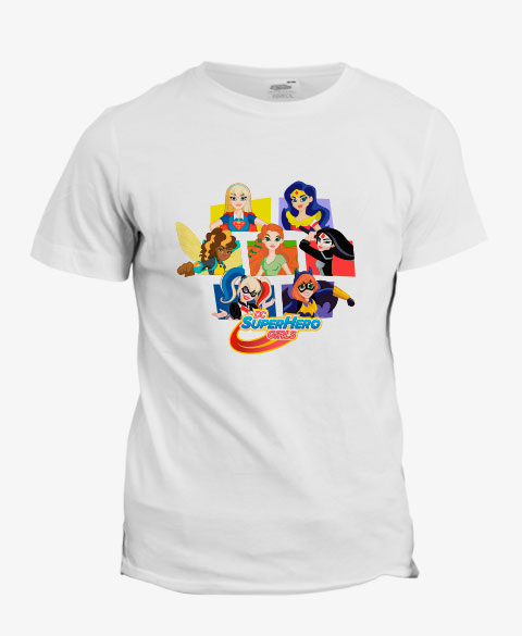 T-shirt DC Super Hero Girls : Les filles prennent le pouvoir