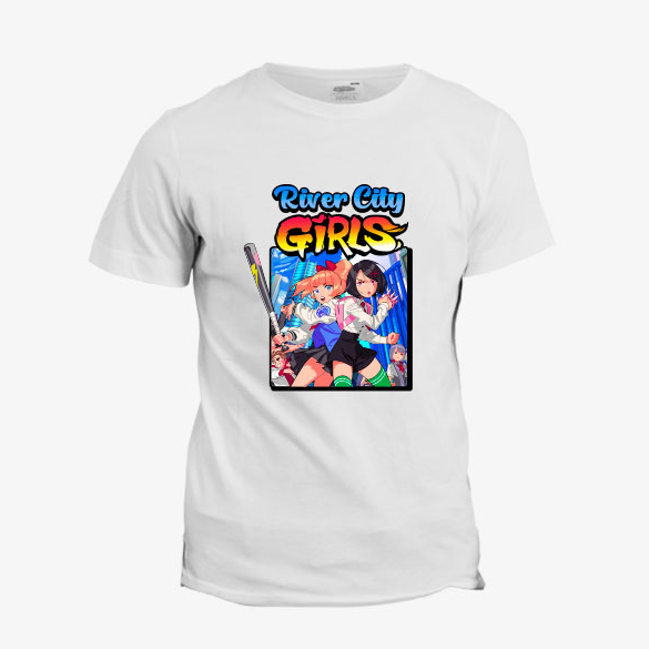 T-shirt River City Girls : Kyoko et Misako font la bagarre