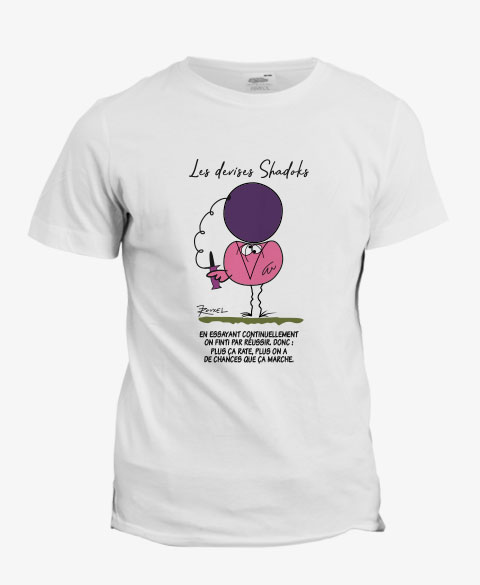 T-shirt Les Shadoks : rater c'est réussir !