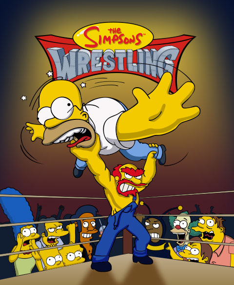 Mug Les Simpson Wrestling : Homer vs Willie