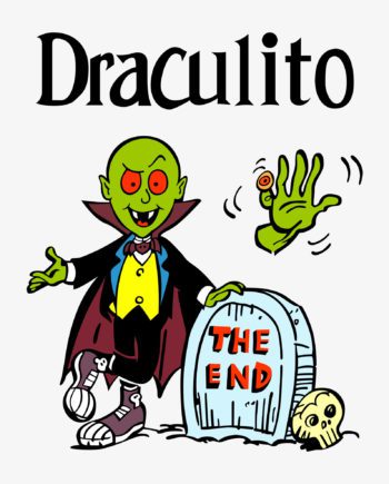 T-shirt Draculito : The End, dessin animé des année 1990, nostalgie, enfance, halloween