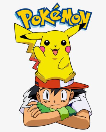 T-shirt Pokémon : Pikachu et Sacha