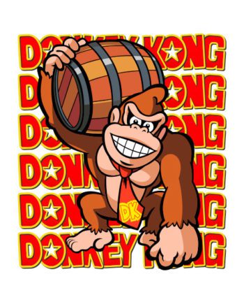 T-shirt Donkey Kong : le roi des singes