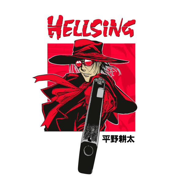 T-shirt Hellsing : Le vampire tueur de vampires