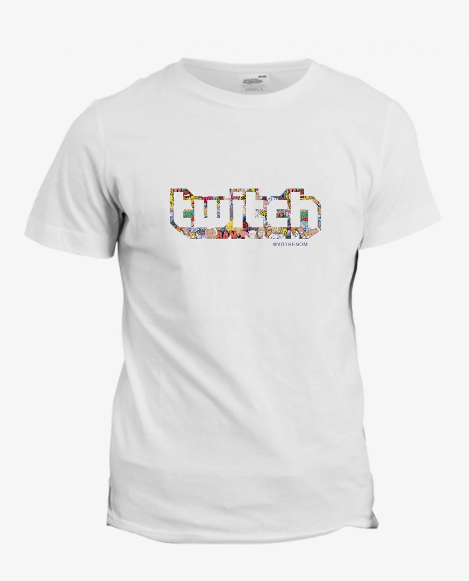 T-shirt Twitch : Emote, jeux vidéo