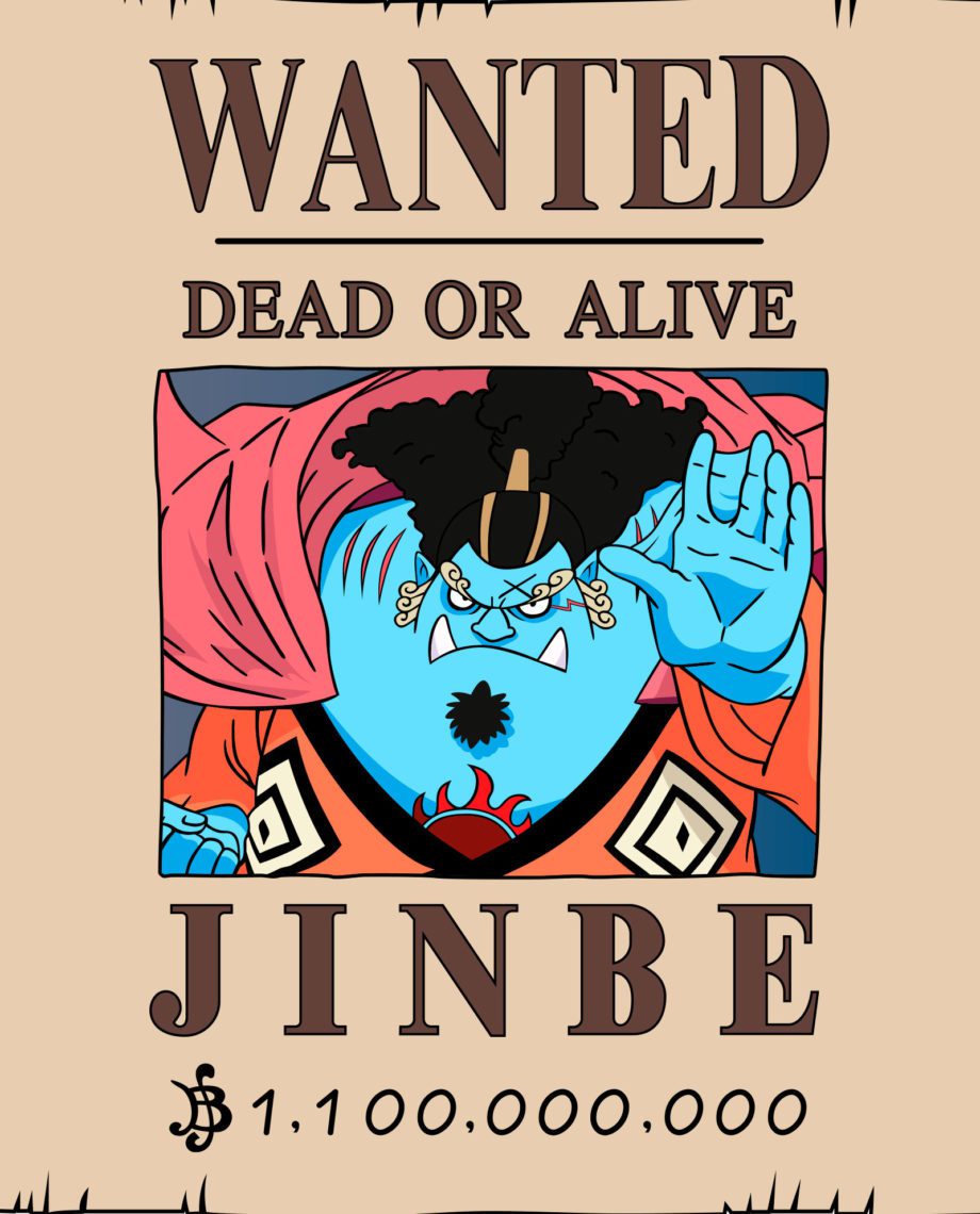 Mug One Piece : Jinbe wanted