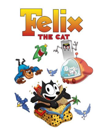 T-shirt Felix le chat - jeux vidéo - dessin animé