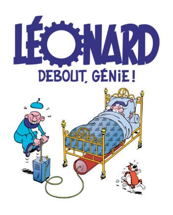 Visuel T-shirt Léonard : Debout Génie - Bande dessinée - BD