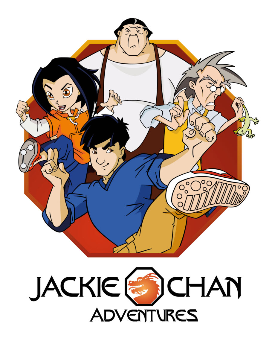 Visuel T-shirt Jackie Chan - dessin animé - année 2000 - visuel mug Jackie Chan