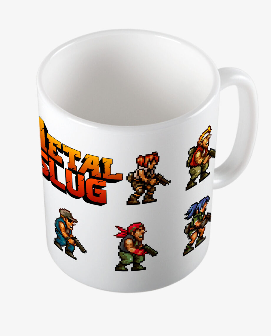 Mug Metal slug rétro gaming, jeux vidéo