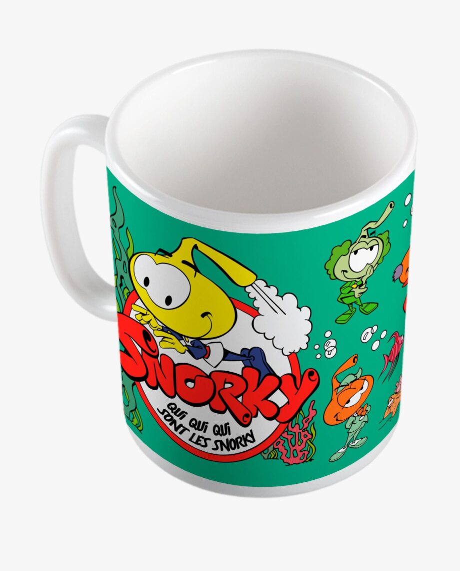 pixgoodies mug qui qui qui sont les snorky dessin animé année 1980 80 nostalgie