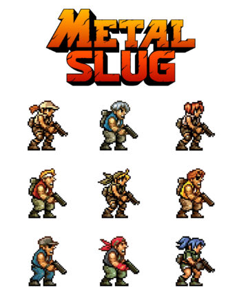 Visuel T-shirt metal slug - Mug Metal slug rétro gaming, jeux vidéo