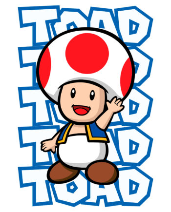 Visuel t-shirt Mario : Toad