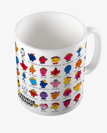Mug Monsieur Madame - Mug Mr Mme - liste des personnages