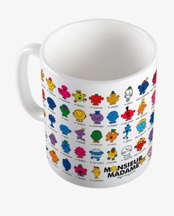 Mug Monsieur Madame - Mug Mr Mme - liste des personnages
