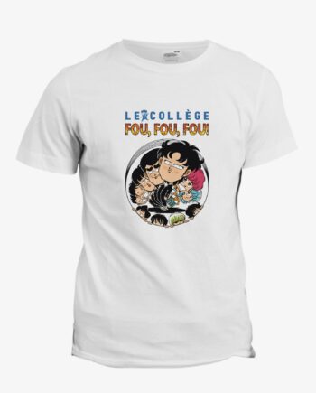 T-shirt le collège fou fou fou ! - Manga année 1980 - Club Dorothé - Pixgoodies - Retro - Nostalgie - Pop culture