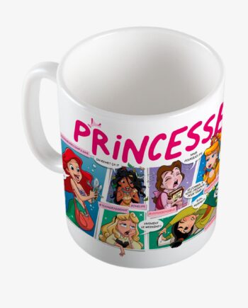 Mug princesses sans filtre - Disney, Ariel, pocahontas, blanche neige, Mulan, Raiponce, Tania, Cendrillon